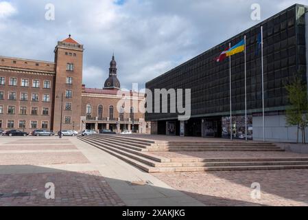 Museo dell'occupazione, mostra la dolorosa storia dei lettoni sotto il dominio dei nazionalsocialisti e dell'Unione Sovietica, riga, Germania Foto Stock