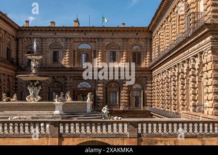 Famoso Palazzo Pitti a Firenze, Italia Foto Stock