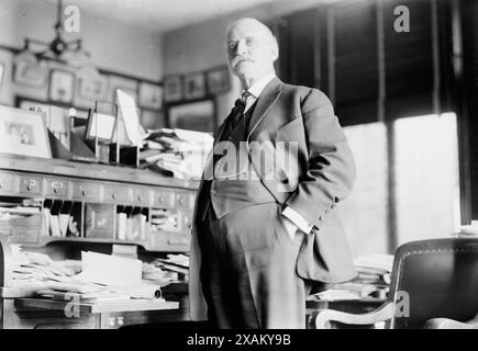 Major. R.H. Sylvester, tra c1910 e c1915. Mostra Richard H. Sylvester (1860-1930) che è stato il capo della polizia di Washington, D.C. dal 1898 al 1915. Foto Stock