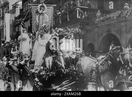 Leipzig Turnfest Procession, 1913. Foto Stock