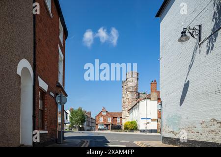 Love Lane a Canterbury, Kent, Inghilterra. Foto Stock