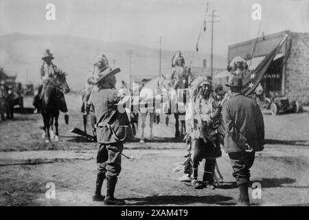 Principe di Monaco &amp; col. Cody, 1913. Foto Stock