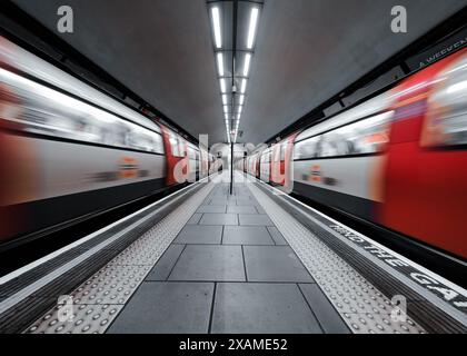 Stazione della metropolitana di Clapham Foto Stock