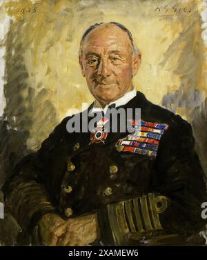 Ritratto di Earl Jellicoe, 1935. Foto Stock