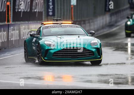 Aston Martin safety car, durante la Formula 1 AWS Grand Prix du Canada. , . Campionato del mondo di Formula uno dal 07 al 09 giugno 2024 sul circuito Gilles Villeneuve, a Montréal, Canada - Photo Xavi Bonilla/DPPI Credit: DPPI Media/Alamy Live News Foto Stock