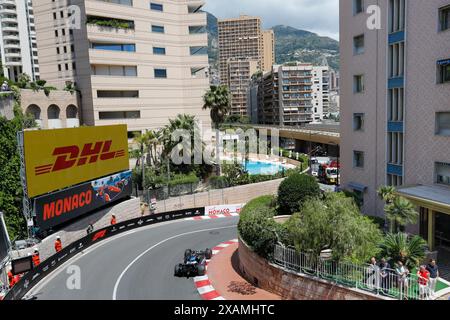 Monte Carlo, Principato di Monaco. 25 maggio 2024. Formula 1 Gran Premio di Monaco sul circuito di Monaco di Monte Carlo. Nella foto: Alpine A524 del Team BWT Alpine F1 durante la terza sessione di prove © Piotr Zajac/Alamy Live News Foto Stock