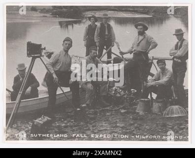 La spedizione Sutherland Fall, 1888. Foto Stock