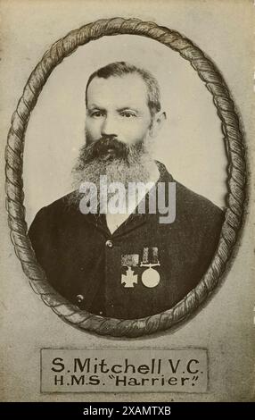 S. Mitchell, V.. C, H.M.S. Harrier, c.1900. Foto Stock