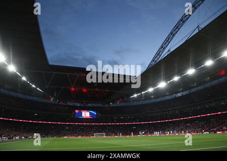 Londra, Regno Unito. 7 giugno 2024. Vista generale alla partita amichevole Inghilterra-Islanda, allo Stadio di Wembley, Londra, Regno Unito il 7 giugno 2024. Crediti: Paul Marriott/Alamy Live News Foto Stock