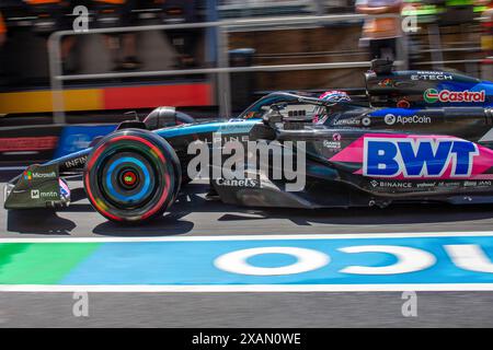 Montreal, Quebec, Canada. 7 giugno 2024. Jack Doohan (pilota di riserva del team AU BWT Alpine F1 durante la Formula 1 AWS Grand Prix du Canada 2024, Montreal, Quebec, Canada, dal 6 al 9 giugno - Rounfd 9 di 24 di 2024 F1 World Championship (Credit Image: © Alessio De Marco/ZUMA Press Wire) SOLO PER USO EDITORIALE! Non per USO commerciale! Foto Stock