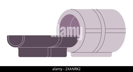 ct scan mri risonanza magnetica imaging per la diagnosi dello scanner malattia trattamento medico Illustrazione Vettoriale