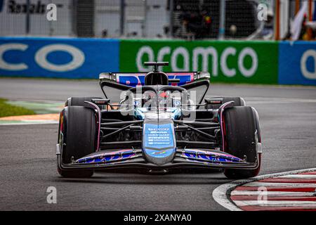 Montreal, Quebec, Canada. 7 giugno 2024. Esteban Ocon (fra) - Alpine F1 Team - Alpine A524 - Renault.durante la Formula 1 AWS Grand Prix du Canada 2024, Montreal, Quebec, Canada, dal 6 al 9 giugno - Round 9 of 24 of 2024 F1 World Championship (Credit Image: © Alessio De Marco/ZUMA Press Wire) SOLO PER USO EDITORIALE! Non per USO commerciale! Foto Stock