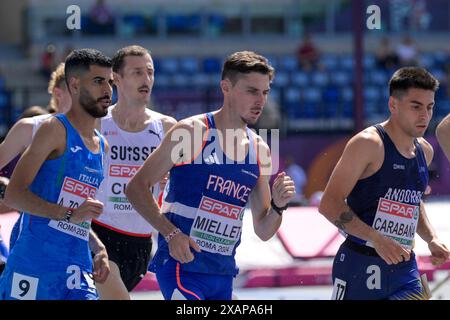 Roma, Italia. 8 giugno 2024. L'italiana Ala Zoghlami durante la 26a edizione dei Campionati europei di atletica leggera di Roma 2024 allo Stadio Olimpico di Roma, Italia - sabato 8 giugno 2024 - Sport, Atletica (foto di Fabrizio Corradetti/LaPresse) crediti: LaPresse/Alamy Live News Foto Stock