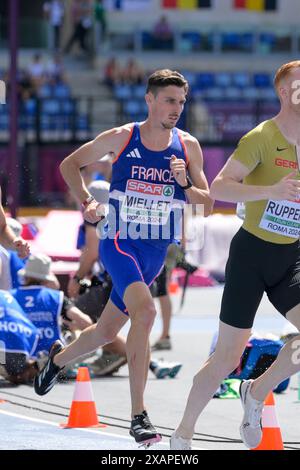 Roma, Italia. 8 giugno 2024. Alexis Miellet francese durante la 26a edizione dei Campionati europei di atletica leggera di Roma 2024 allo Stadio Olimpico di Roma, Italia - sabato 8 giugno 2024 - Sport, Atletica (foto di Fabrizio Corradetti/LaPresse) crediti: LaPresse/Alamy Live News Foto Stock