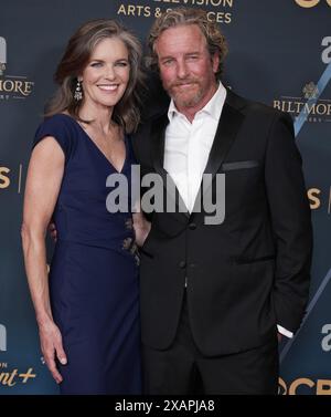 Los Angeles, Stati Uniti. 7 giugno 2024. (L-R) Susan Walters e Linden Ashby al 51° Daytime Emmy Awards annuale tenutosi presso il Westin Bonaventure Hotel a Los Angeles, CA, venerdì 7 giugno 2024. (Foto di Sthanlee B. Mirador/Sipa USA) credito: SIPA USA/Alamy Live News Foto Stock