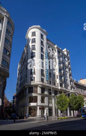 Hotel Regente a Madrid (Spagna), 33 Gran Vía, Madrid, Spagna Foto Stock