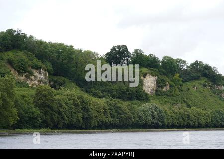 Monte Sint-Pieters parte belga, riserva naturale di San Pietro, altopiano calcareo, Eben-Emael, Belgio. Foto Stock