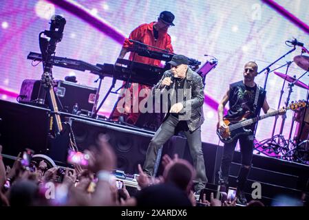 Vasco Rossi in concerto allo Stadio San Siro di Milano foto di Luca Moschini Foto Stock