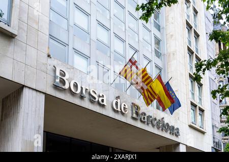 Borsa di Barcellona Foto Stock