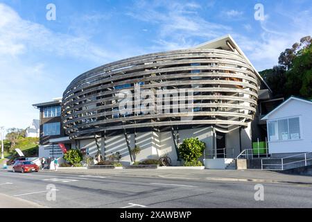 Kaikoura District Council & Museum, Esplanade, Kaikōura, Canterbury, South Island, nuova Zelanda Foto Stock