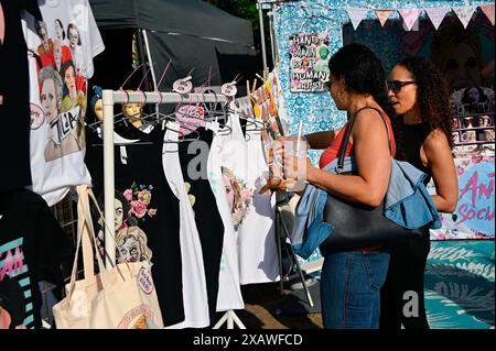 Londra, Regno Unito. 8 giugno 2024. Migliaia di persone partecipano al Lambeth Country Show 2024 caldo giorno d'estate al Brockwell Park, Londra, Regno Unito. Credito: Vedi li/Picture Capital/Alamy Live News Foto Stock