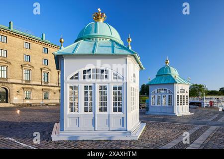 I padiglioni reali a Nordre Toldbod, Copenaghen, Danimarca Foto Stock