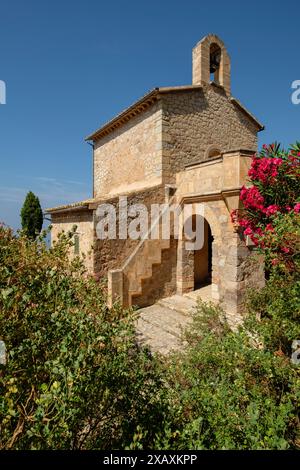 Monastero di Miramar, oratorio del 1877, Valldemossa, Sierra de Tramuntana, Maiorca, Spagna. Foto Stock