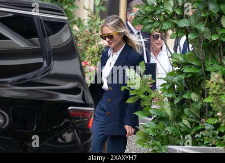 Wilmington, Stati Uniti. 9 giugno 2024. Melissa Cohen Biden parte dopo la fine della testimonianza del giorno nel suo processo al J. Caleb Boggs Federal Building di Wilmington, Delaware, durante il quarto giorno del suo processo, per aver presunto illegalmente possesso di una pistola e mentito sul suo uso di droga quando ha acquistato l'arma nel 2018, giovedì 6 giugno 2024. - Restrizioni: NIENTE posta quotidiana. NESSUN giornale di New York o New Jersey o giornali entro un raggio di 75 miglia da New York City - foto di Ron Sachs/CNP/ABACAPRESS. COM credito: Abaca Press/Alamy Live News Foto Stock