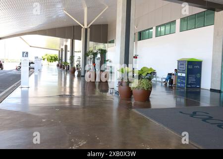 Aeroporto Vitoria da conquista vitoria da conquista, bahia, brasile - 11 novembre 2023: Veduta dell'aeroporto Glauber Rocha nella città di Vitoria da conquista. VITORIA DA CONQUISTA BAHIA BRASILE COPYRIGHT: XJOAXSOUZAX 111123JOA4311738 Foto Stock