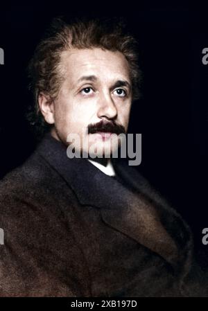 Einstein, Albert, 14.3.1879 - 18.4,1955, scienziato americano - tedesco (fisico), ritratto, ADDITIONAL-RIGHTS-CLEARANCE-INFO-NOT-AVAILABLE Foto Stock