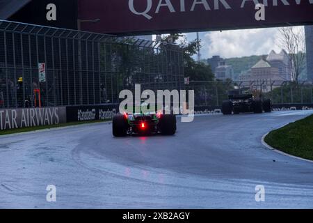 Montreal, Canada. 9 giugno 2024. Guanyu Zhou della Cina alla guida della (24) puntata del Team F1 Kick Sauber C44 Ferrari, durante il GP du Canada, Formula 1, sul circuito Gilles Villeneuve. Crediti: Alessio Morgese/Alessio Morgese/Emage/Alamy live news Foto Stock