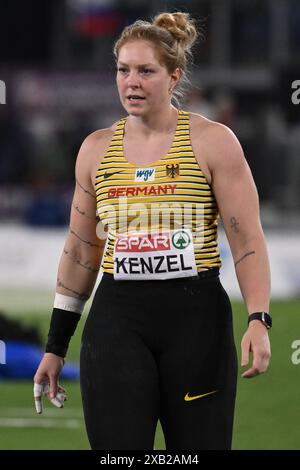 Alina Kenzel durante Shot Put Women Final European Athletics Championships 2024 allo Stadio Olimpico, il 7 giugno 2024 a Roma, Italia. Foto Stock