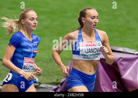 Roma, Italia. 10 giugno 2024. La Repubblica di Slova Gabriela Gajanova gareggia 800m donne durante la 26a edizione dei Campionati europei di atletica leggera di Roma 2024 allo Stadio Olimpico di Roma, Italia - lunedì 10 giugno 2024 - Sport, Atletica (foto di Fabrizio Corradetti/LaPresse) crediti: LaPresse/Alamy Live News Foto Stock