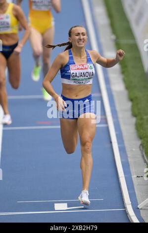 Roma, Italia. 10 giugno 2024. La Repubblica di Slova Gabriela Gajanova gareggia 800m donne durante la 26a edizione dei Campionati europei di atletica leggera di Roma 2024 allo Stadio Olimpico di Roma, Italia - lunedì 10 giugno 2024 - Sport, Atletica (foto di Fabrizio Corradetti/LaPresse) crediti: LaPresse/Alamy Live News Foto Stock