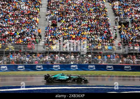 #14 Fernando Alonso (ESP, Aston Martin Aramco F1 Team), Gran Premio di F1 del Canada sul circuito Gilles-Villeneuve il 9 giugno 2024 a Montreal, Canada. (Foto di HOCH ZWEI) Foto Stock