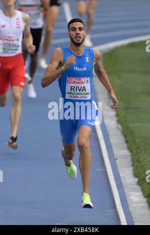 Roma, Italia. 10 giugno 2024. Durante la 26a edizione dei Campionati europei di atletica leggera di Roma 2024 allo Stadio Olimpico di Roma, Italia - lunedì 10 giugno 2024 - Sport, Atletica (foto di Fabrizio Corradetti/LaPresse) crediti: LaPresse/Alamy Live News Foto Stock