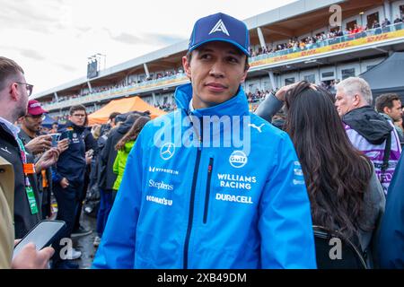 Alexander Albon (THA) - Williams Racing - Williams FW46 - Mercedesduring Formula 1 AWS Grand Prix du Canada 2024, Montreal, Quebec, Canada, dal 6 giugno al 9 giugno - Round 9 of 24 of 2024 F1 World Championship Foto Stock