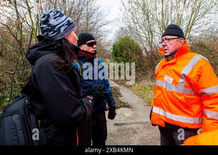 Segnala la città fantasma di Doel a causa della prevista espansione del porto di Rotterdam, quasi il villaggio di Doel dovette essere evacuato e demolito. Doel, Belgio. Doel Doel Provincie Anversa Belgie Copyright: XGuidoxKoppesxPhotox Foto Stock