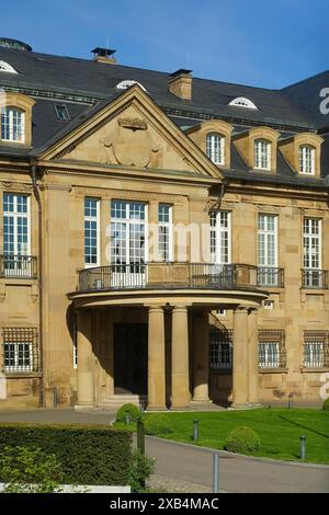 Villa Reitzenstein, residenza ufficiale del Ministero di Stato del Baden-Wuerttemberg e del Ministro Presidente in carica, costruita tra il 1910 e il 1913 Foto Stock