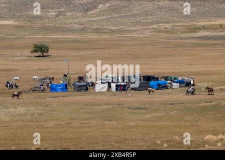Neuquen, Argentina, 20 marzo 2023; Gaucho festival a Neuquen, Patagonia. Foto Stock
