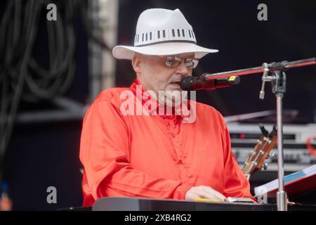 Thomas Stelzer & Friends SÄSCH - 60 Jahre Das große Jubiläumskonzert zum 60igsten Geburtstag des Dresdner Musikers Thomas Stelzer Open Air in der Freilichtbühne Junge Garde Dresden. *** Thomas Stelzer amici di 60 anni il grande concerto di anniversario per il SÄSCH 60 compleanno del musicista di Dresda Thomas Stelzer Open Air al palco all'aperto Junge Garde Dresden Foto Stock