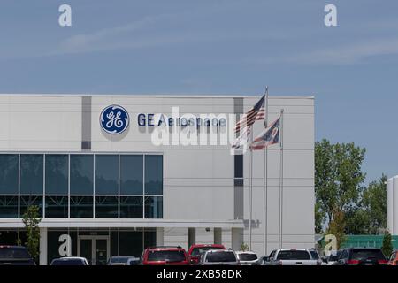 Beavercreek - 31 maggio 2024: Sede di produzione dei componenti dei motori a reazione GE Aerospace. GE Aerospace è precedentemente General Electric Aviation. Foto Stock