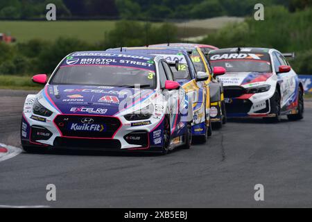 Tom Chilton, Hyundai i30N, Team Bristol Street Motors, BTCC, British Touring Car Championship, round 10, undici e dodici della stagione 2024, da Foto Stock