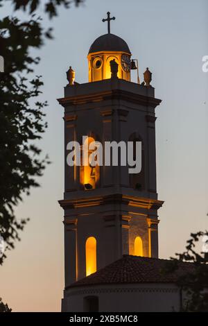 FRANCE CORSE DU SUD (2A) REGIONE DI PORTO, VILLAGGIO DELLA CHIESA DI PIANA Foto Stock