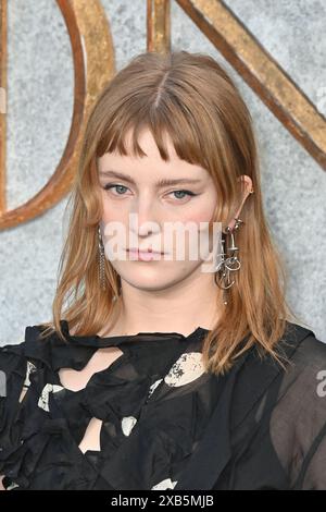 Londra, Regno Unito. 10 giugno 2024. Phia Saban alla House of the Dragon Series 2 UK Premiere, a Odeon, Leicester Square crediti: Nils Jorgensen/Alamy Live News Foto Stock