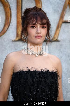 Londra, Regno Unito. 10 giugno 2024. Olivia Cooke partecipa alla premiere britannica House of the Dragon stagione 2, Leicester Square a Londra, Regno Unito. 10 giugno 2024. Foto di Stuart Hardy/ABACAPRESS. COM credito: Abaca Press/Alamy Live News Foto Stock