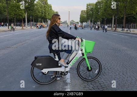 Parigi, Francia. 6 giugno 2024. La capitale alla vigilia dei Giochi Olimpici, Parigi, Francia. Credito: Gerard Crossay/Alamy Stock Photo Foto Stock