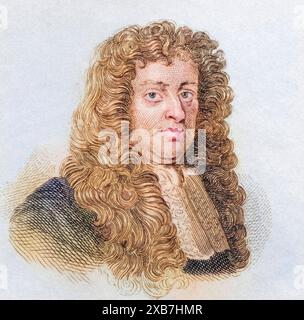 William Russell, Lord Russell, 1639 bis 1683. Englischer Politiker., digital restaurierte Reproduktion von einer Vorlage aus dem 19. Jahrhundert, data record non dichiarata Foto Stock