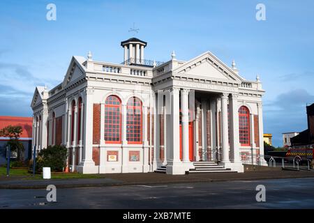 Biblioteca pubblica gratuita, Hokitika, Westland, South Island, nuova Zelanda Foto Stock