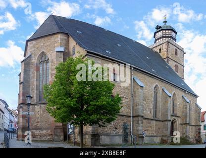 Geografia / viaggi, Germania, Turingia, Geisa, chiesa parrocchiale cattolica di San Filippo e Giacomo, ULTERIORI-DIRITTI-CLEARANCE-INFO-NON-DISPONIBILI Foto Stock